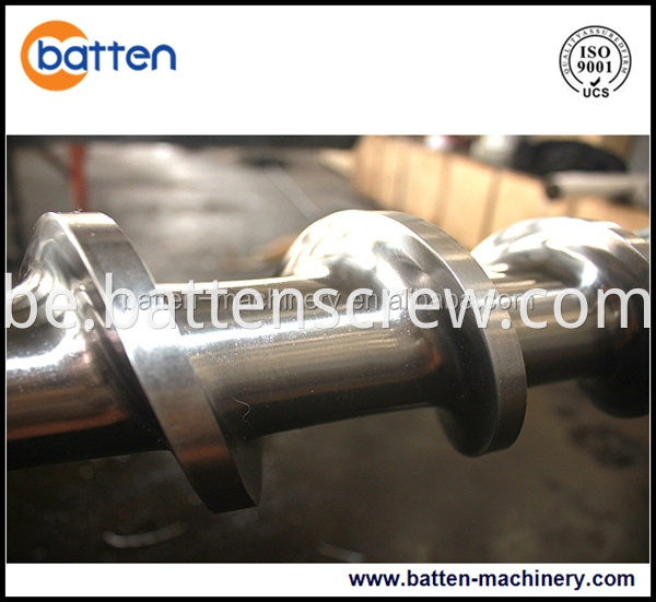 PP/PE Flankes Granulate адна пластыкавы экстрадэр шруба